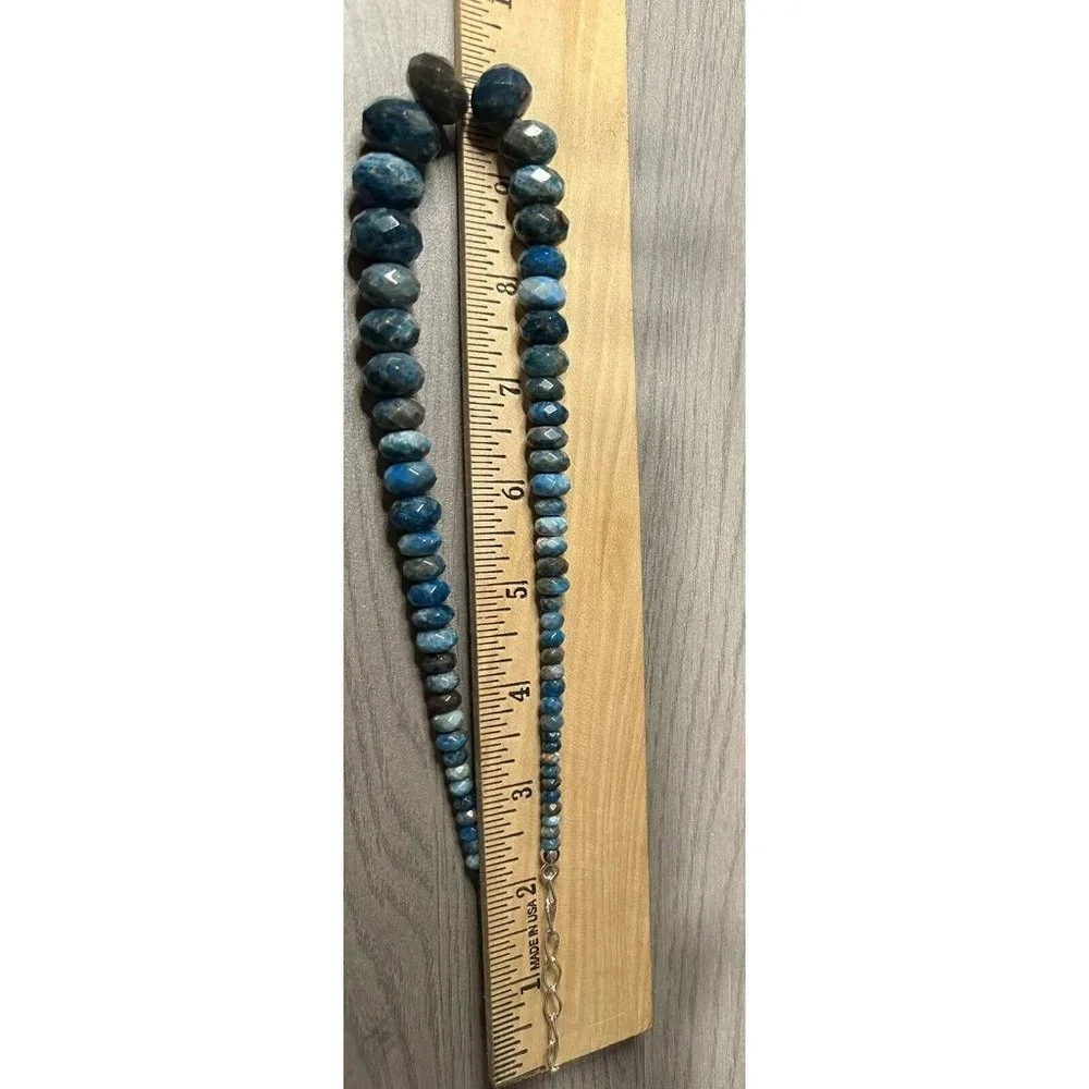 Jay King DTR Mine Finds Sterling Silver Blue Apatite Necklace & Earring Set - Picture 6 of 11